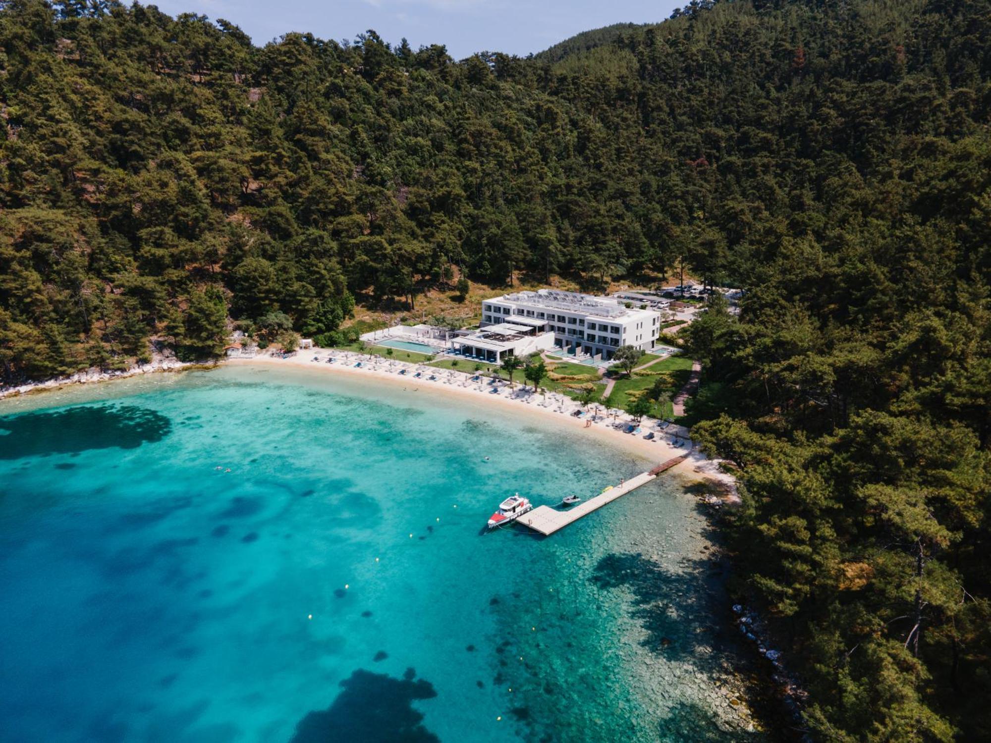 Vathi Cove Luxury Resort & Spa Chrysi Ammoudia Buitenkant foto