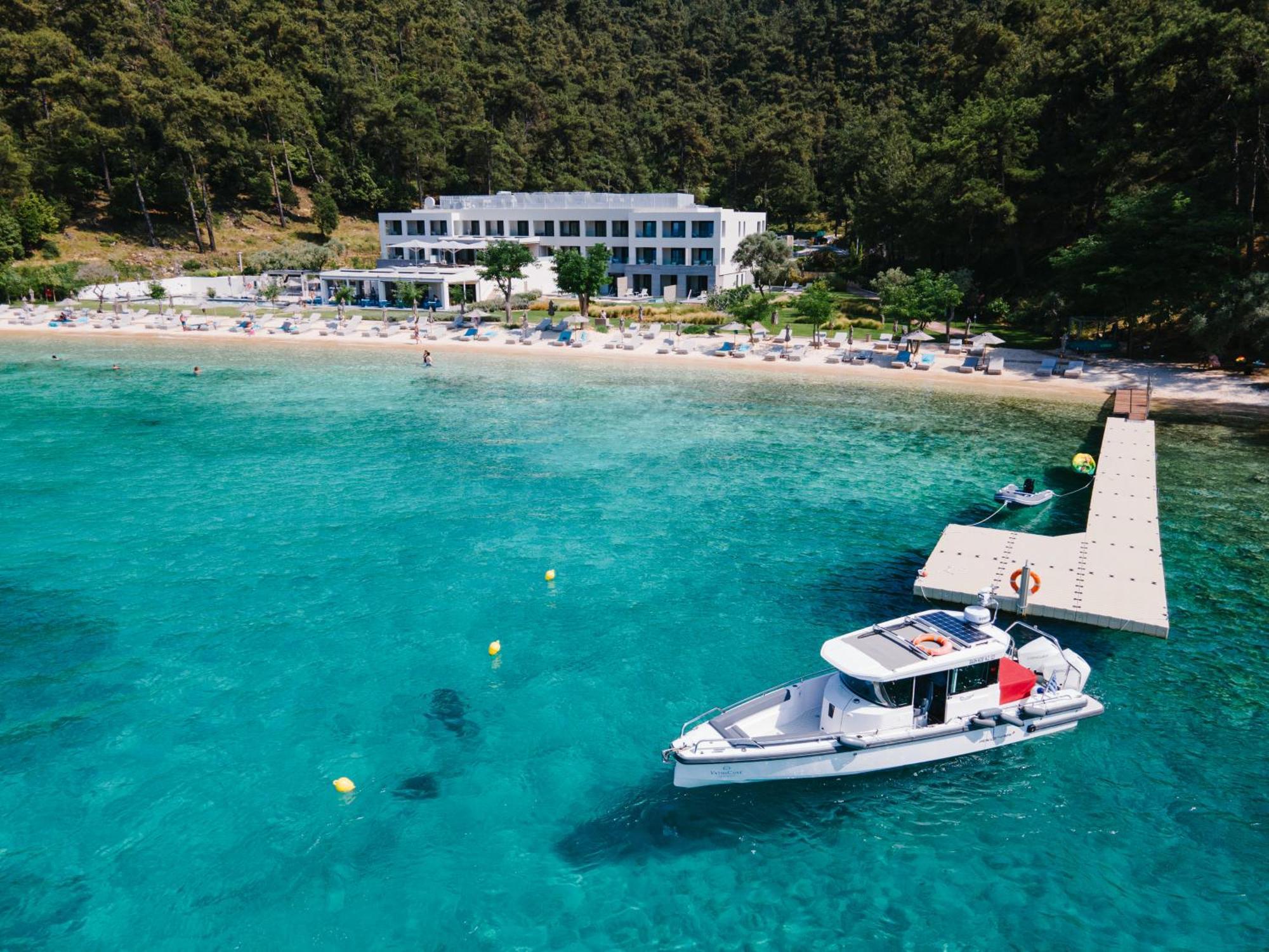 Vathi Cove Luxury Resort & Spa Chrysi Ammoudia Buitenkant foto