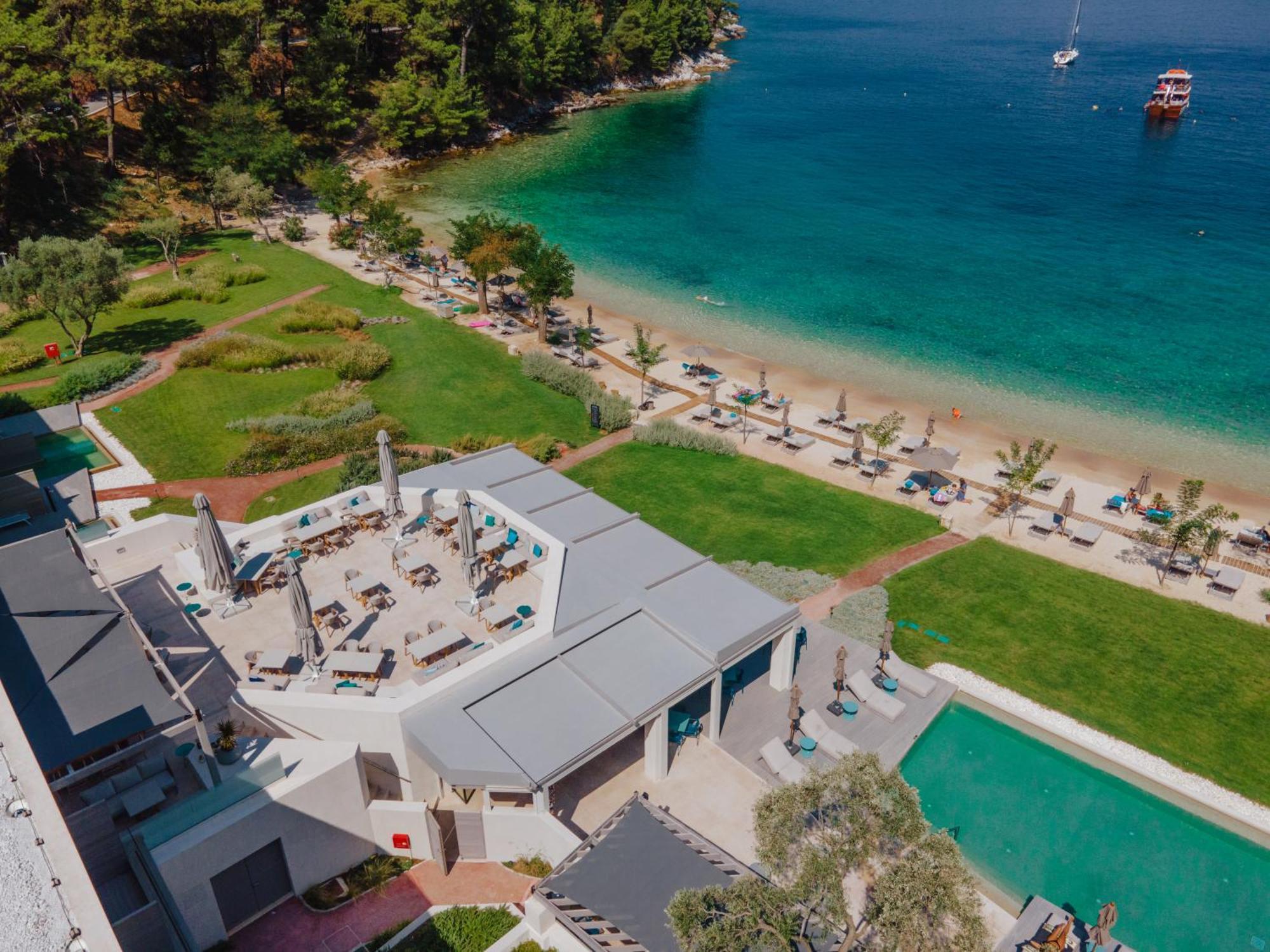 Vathi Cove Luxury Resort & Spa Chrysi Ammoudia Buitenkant foto