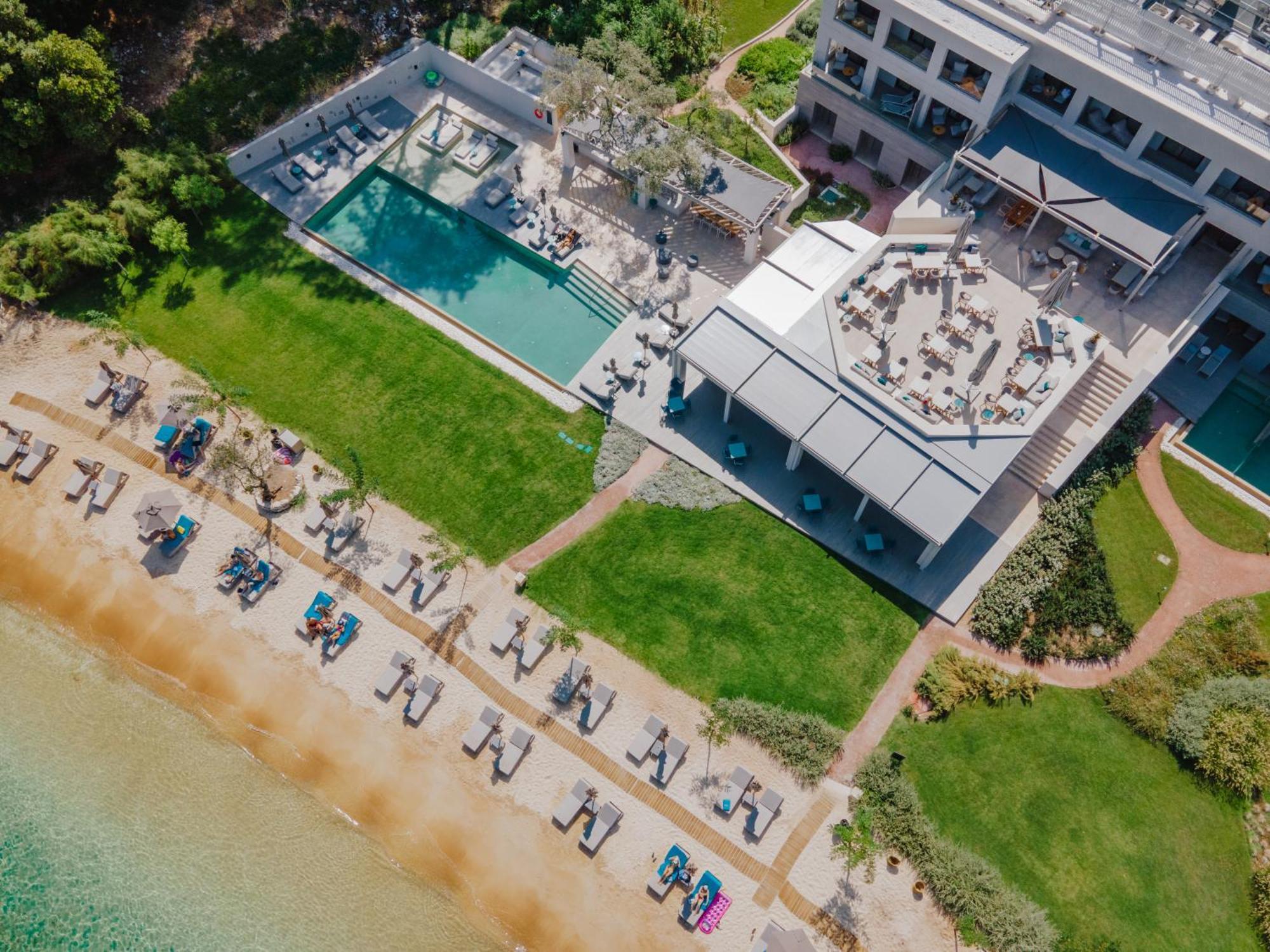 Vathi Cove Luxury Resort & Spa Chrysi Ammoudia Buitenkant foto