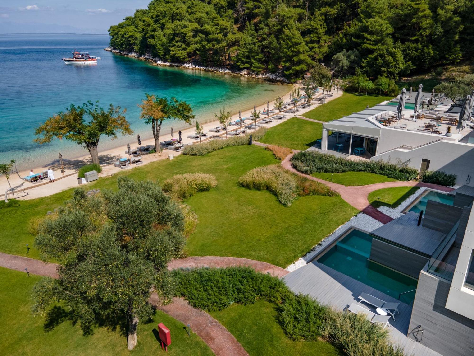 Vathi Cove Luxury Resort & Spa Chrysi Ammoudia Buitenkant foto